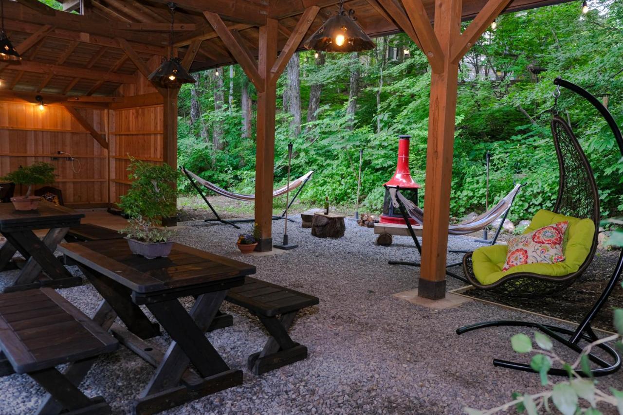 Kizuna Lodge & Bbq Centre 白马村 外观 照片